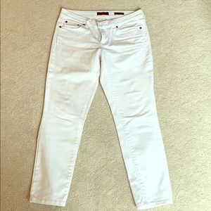 Jessica Simpson Forever Skinny white jeans